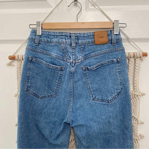 🌻 Closed Pedal Pusher Jeans High Rise Cropped Made in Italy - Picture 3 of 7